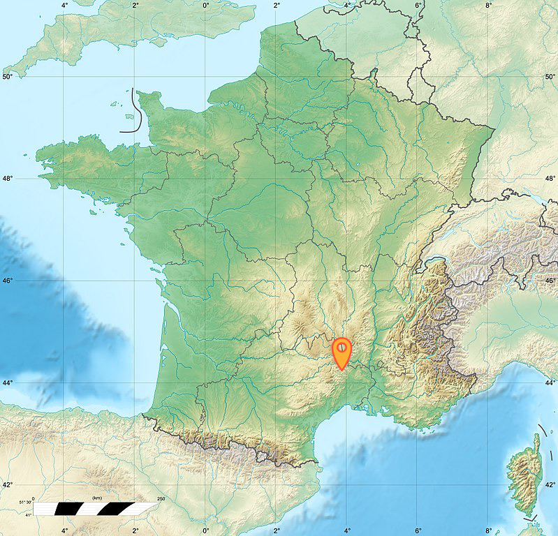 Commune de Saint-Paul sur la carte de France